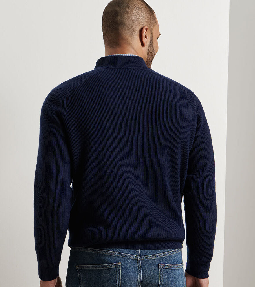 Peter Millar Brant Button Up Mock Sweater MF25S45 – Giovanni's