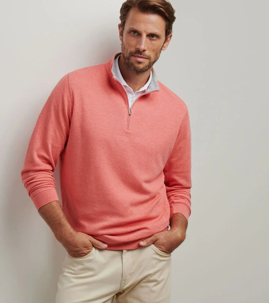 【90s~PETER HAHN】ピーター・ハーン ニットポロ　アイボリー M Peter Millar Crown Comfort Pullover MS25K49 – Giovanni's Fine Fashions