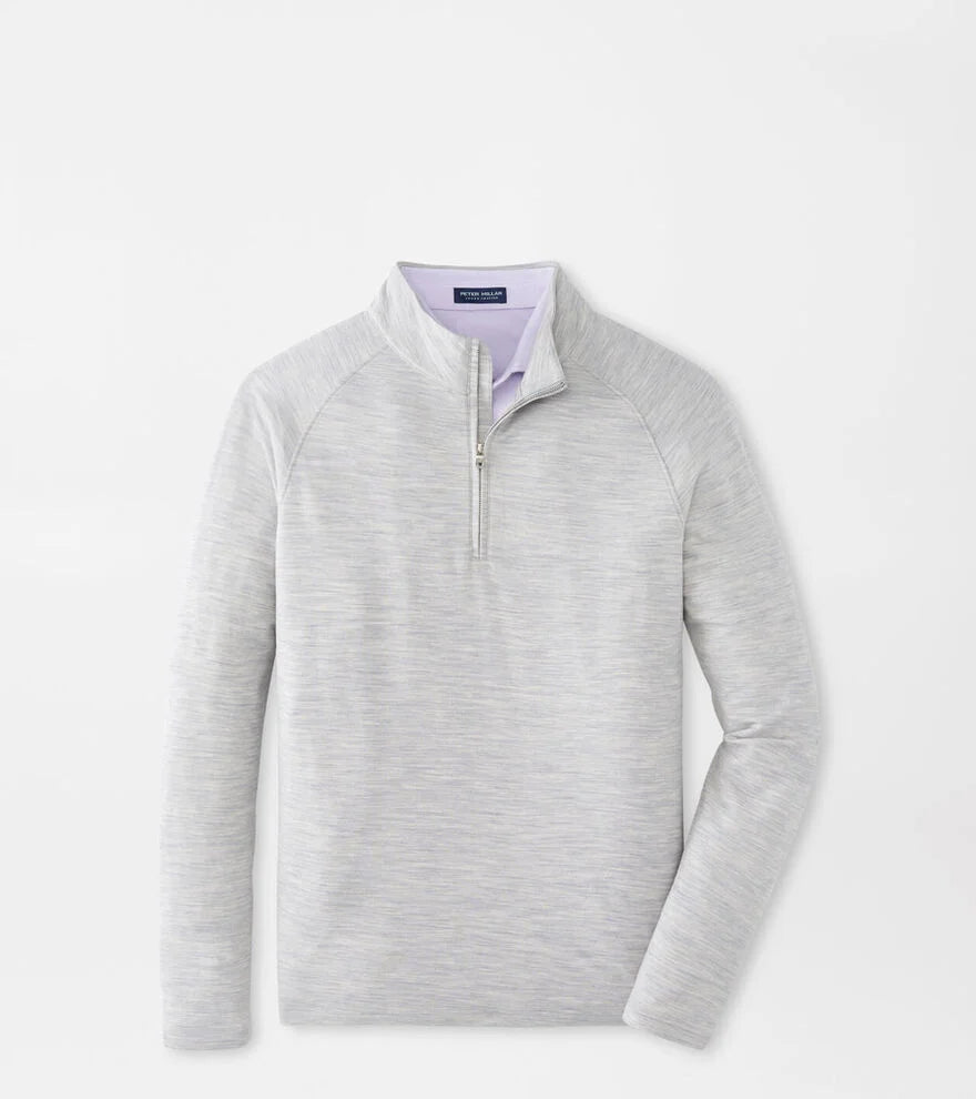 Peter Millar Excursionist Flex Heathered Performance Pullover