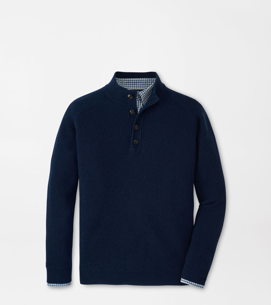 Peter Millar Brant Button Up Mock Sweater MF25S45 – Giovanni's