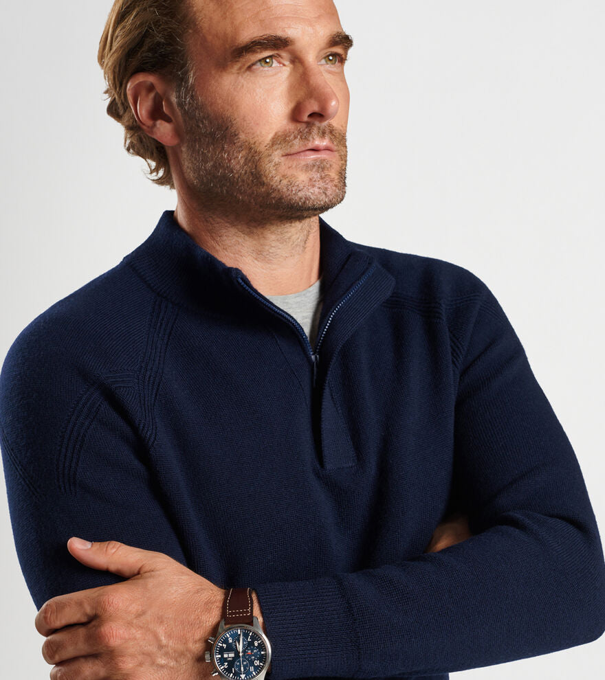 Peter Millar Alpine Quarter Zip MF23S90 – Giovanni's Fine Fashions