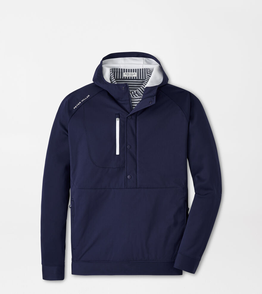 Peter Millar Weld Half Snap Hoodie MS24EZ12 – Giovanni's Fine Fashions