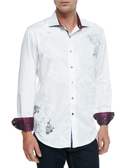 Chemise Robert Graham édition Limitée Renaissance Skull Taille M - état Parfait