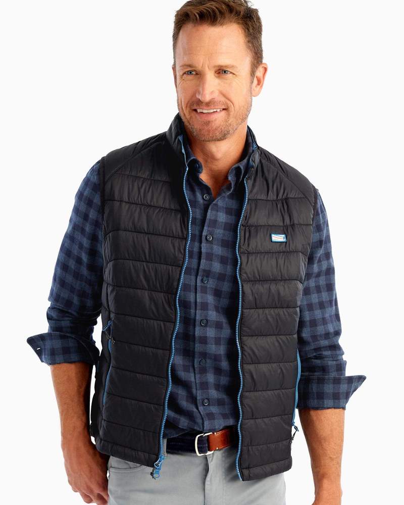 Johnnie-O Hudson Nylon Quilted Vest JMVT1160 – Giovanni's Fine