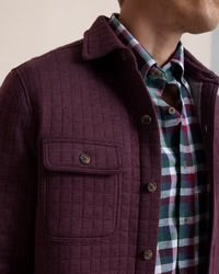 Southern Tide Fairwood Quilted Knit Shacket 11150