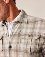 Johnnie-O Marcelo Stretch Knit Flannel Lodge Shirt JMWL101140