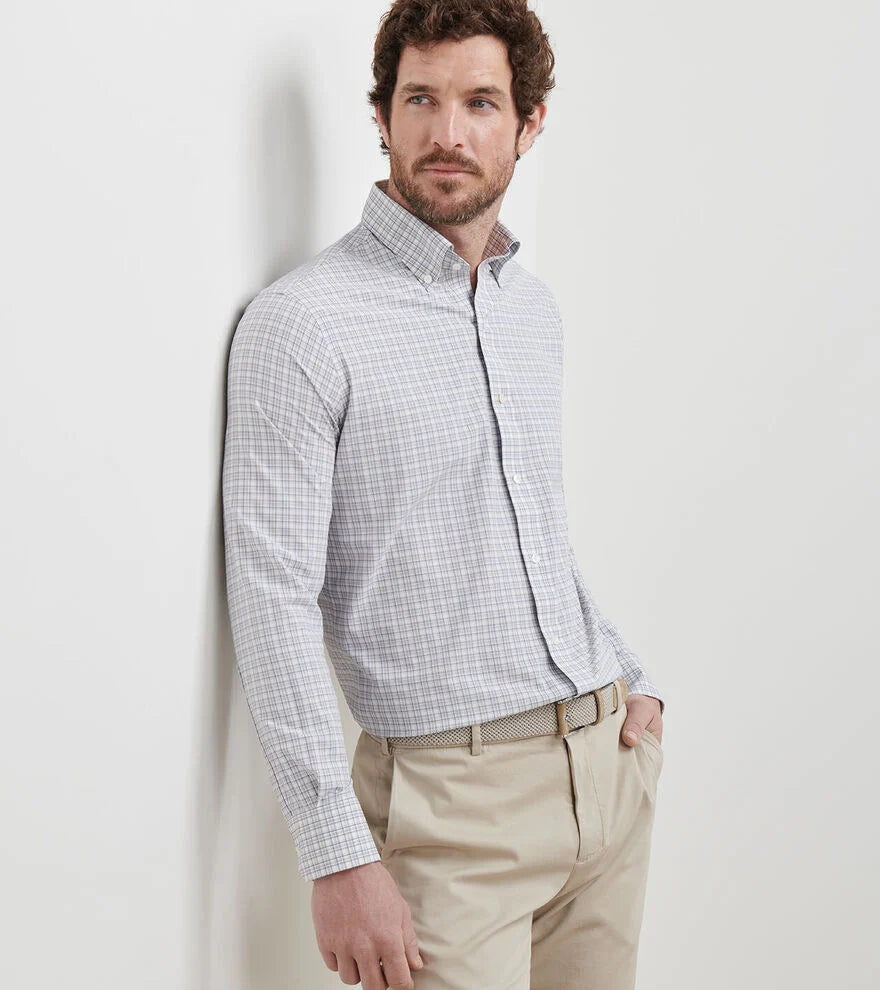 Peter Millar Carter Performance Poplin Sport Shirt MF25XW06LTDP