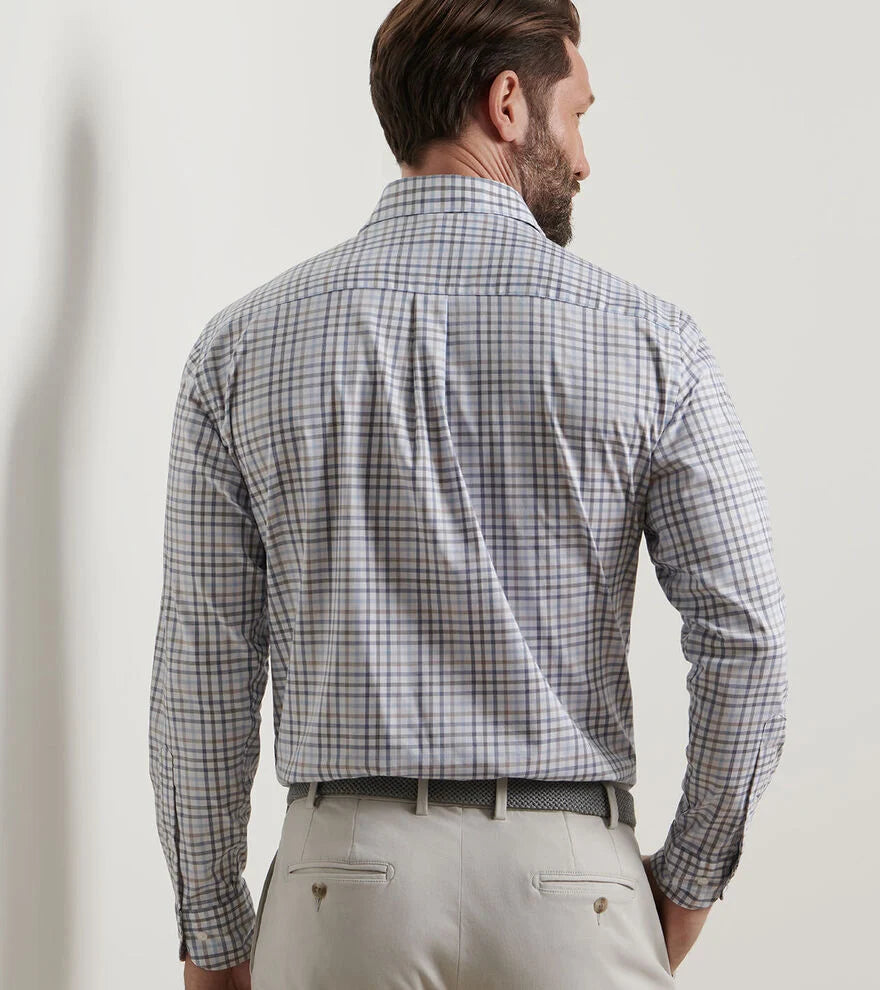 Peter Millar North Coast Crown Lite Cotton Stretch Sport Shirt MF25W04LTS