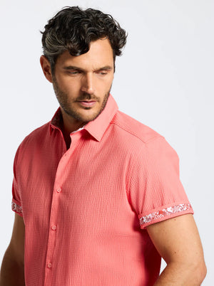 Robert Graham Thresher Short Sleeve Woven Shirt S25206C 100 308 862