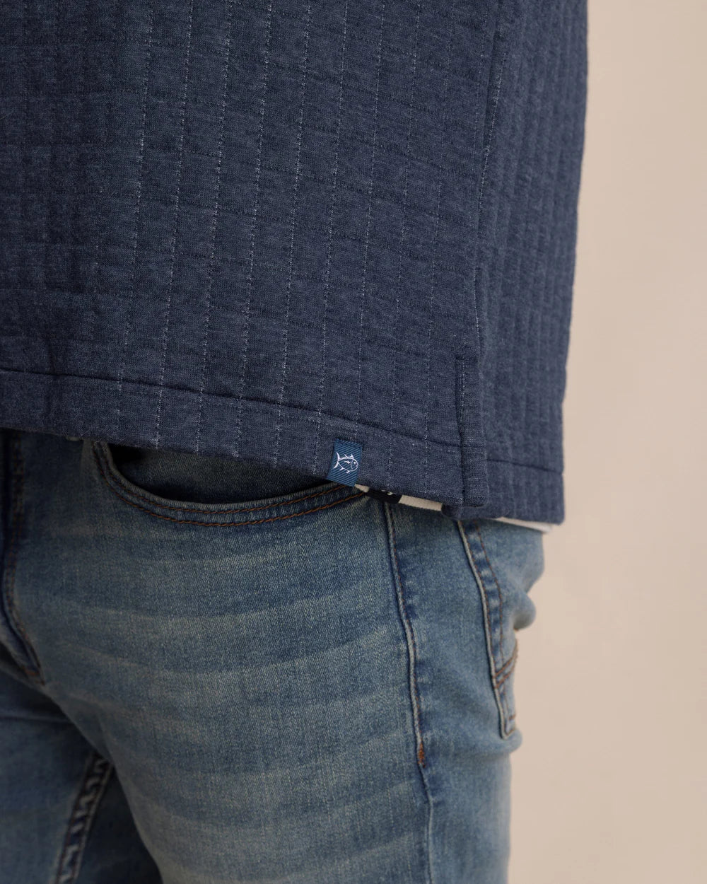 Southern Tide Fairwood Quilted Knit Shacket 11150