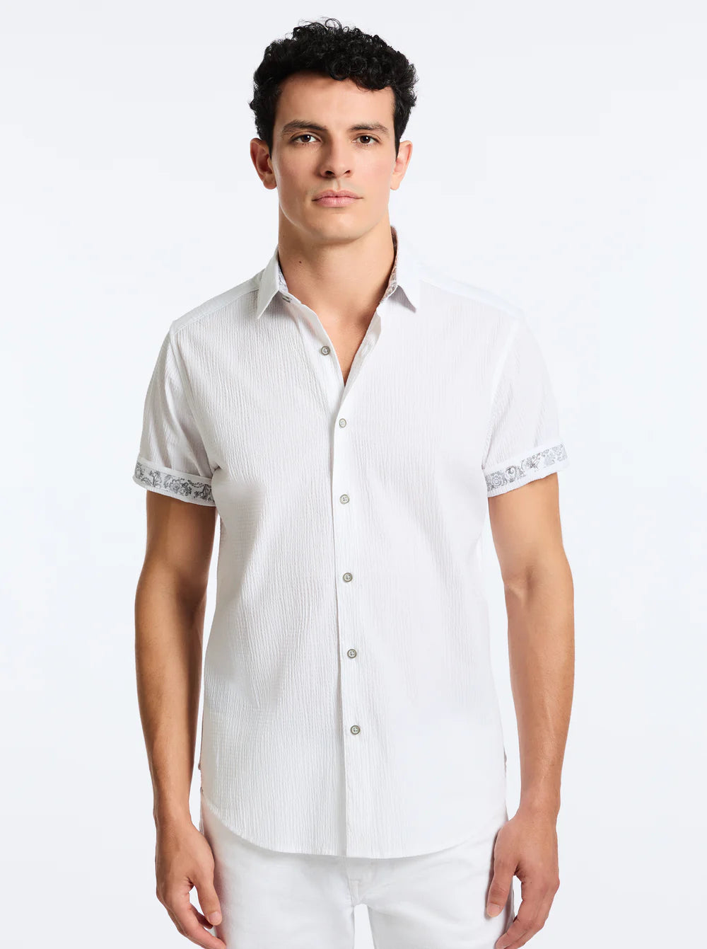 Robert Graham Thresher Short Sleeve Woven Shirt S25206C 100 308 862