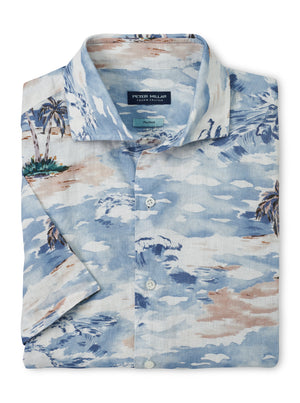 Peter Millar Tropics Linen Sport Shirt - MS23XW16SUX