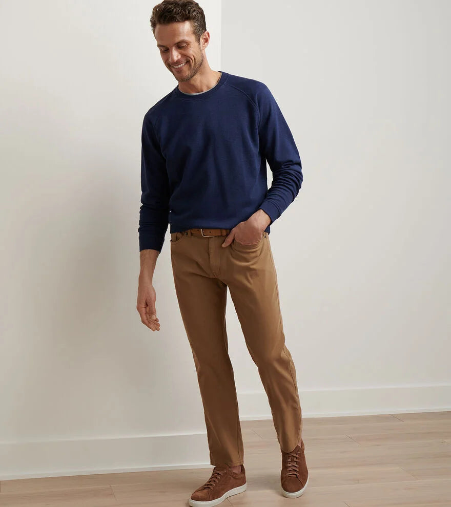 Peter Millar Signature Sateen Five Pocket Pants MF25B40FB