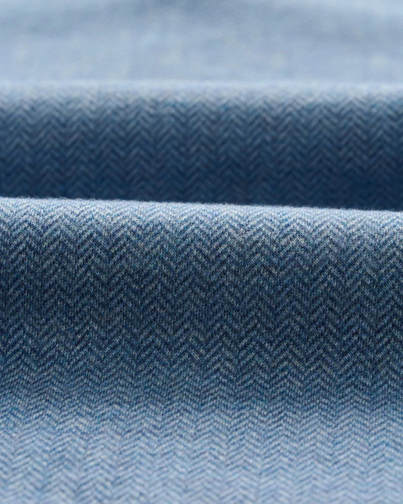 Johnnie O Rubin Herringbone Cashmere Blend 1/4 Zip Pullover JMKO100500