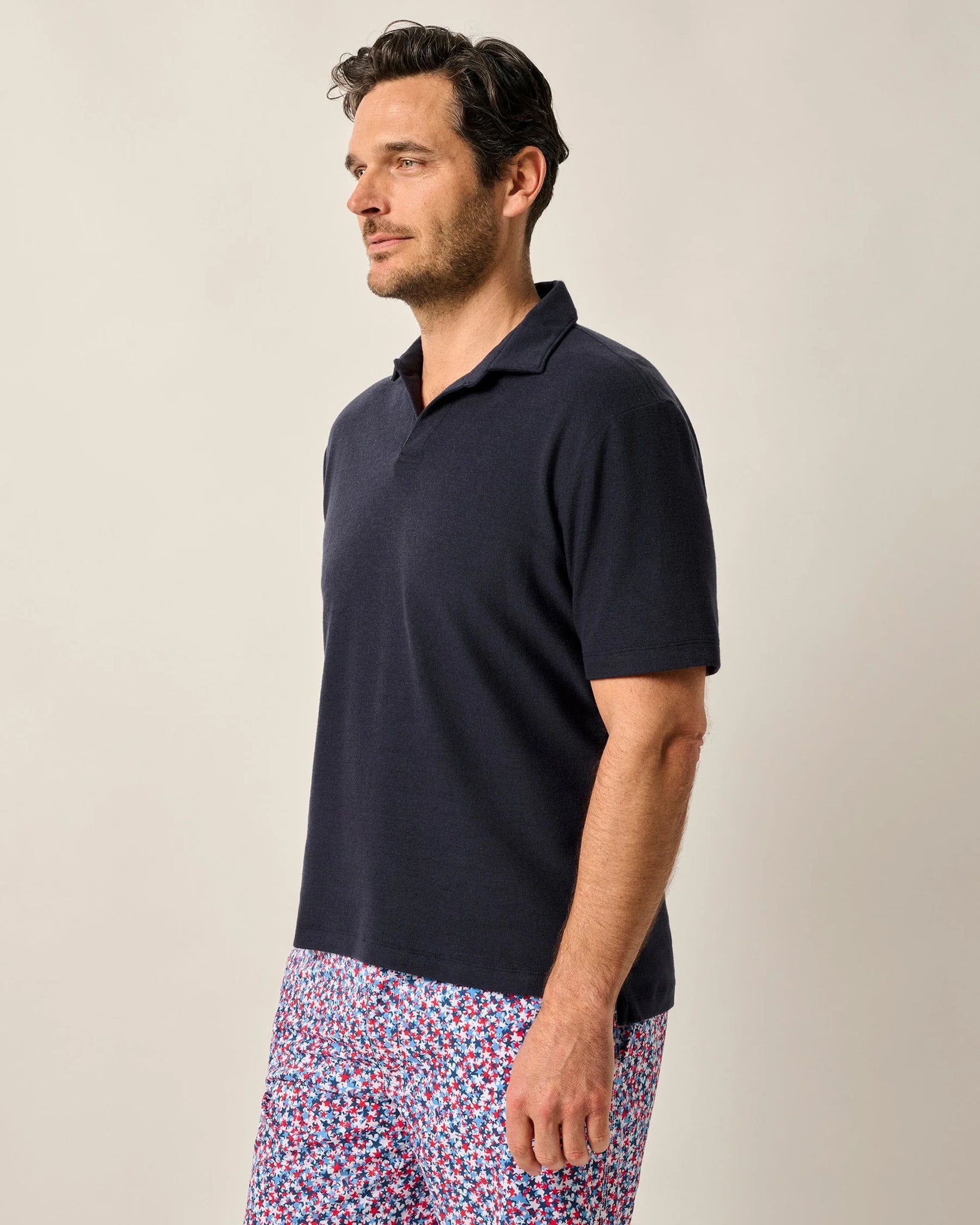 Johnnie-O French Terry Johnny Collar Polo Frankie JMPO101520