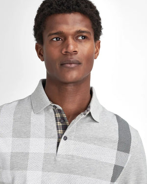 Barbour Blaine Tartan L/S Polo MML1412GY52