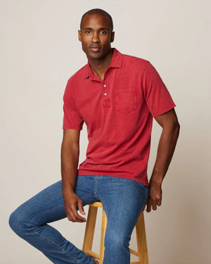 Jonnie-O Original 4 Button Polo Coastal Wash JMPO8180