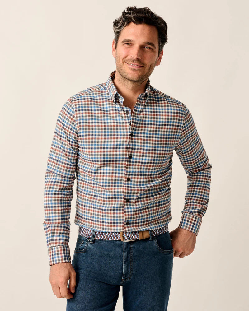 Johnnie-O Performance Flannel Buttondown - Krause JMWL101310