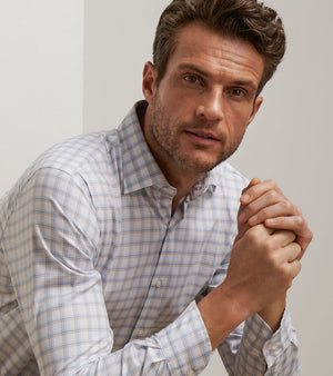 Peter Millar Lenox Crown Lite Cotton-Stretch Sport Shirt MF25W08LTS