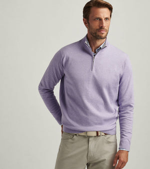 Peter Millar Coolspun Cotton Quarter-Zip Sweater MS25S28