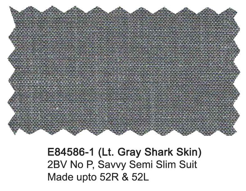 Enzo Super 150 Wool Suit- 84586-1 (Lt. Gray Sharkskin)