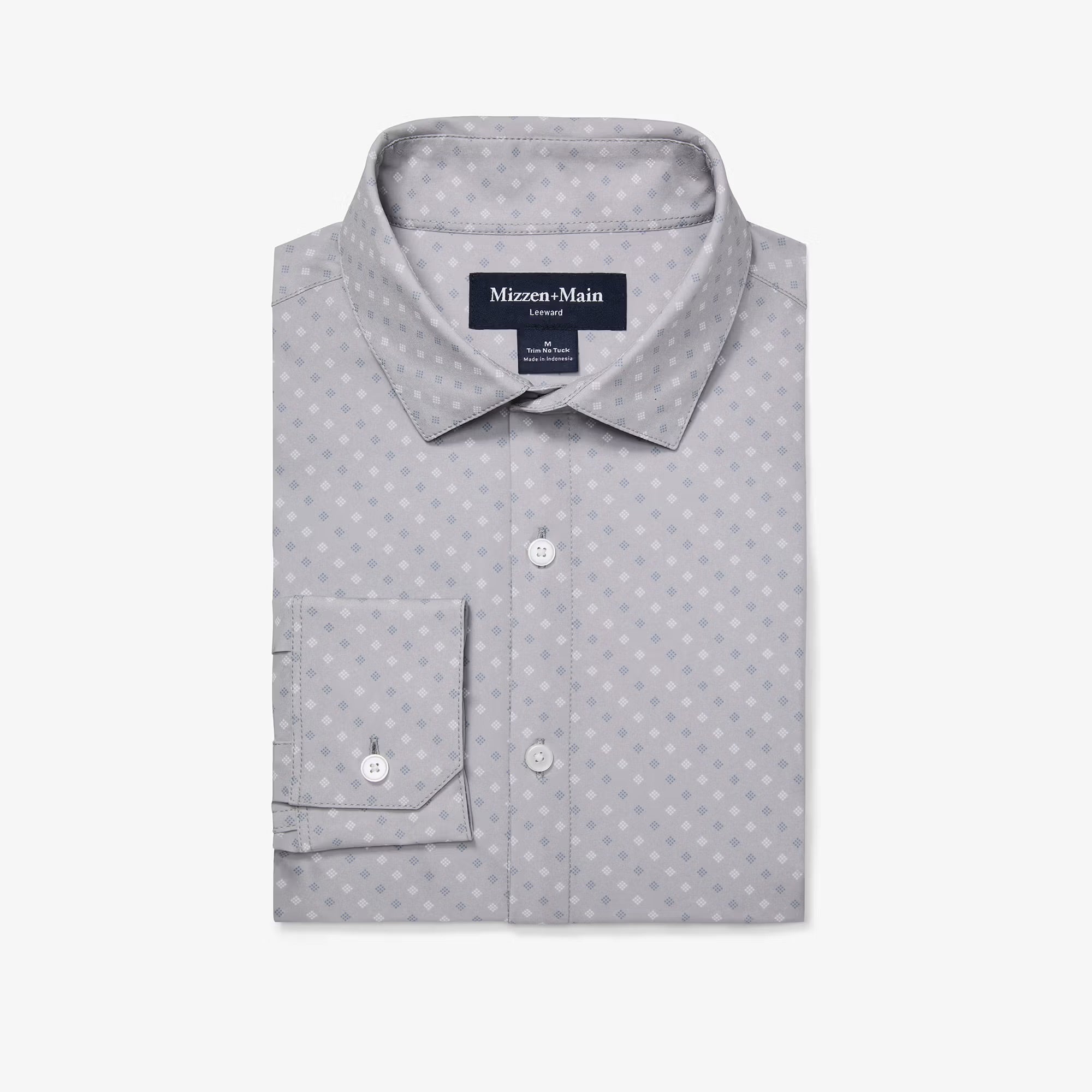 Mizzen + Main Leeward No Tuck LS Dress Shirt 1WS-0905 1903 0910 TBU14