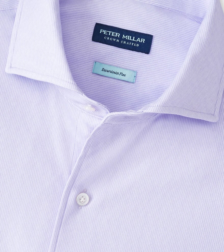 Peter Millar Excursionist Flex Micro Print Sport Shirt MF25XW09LTX