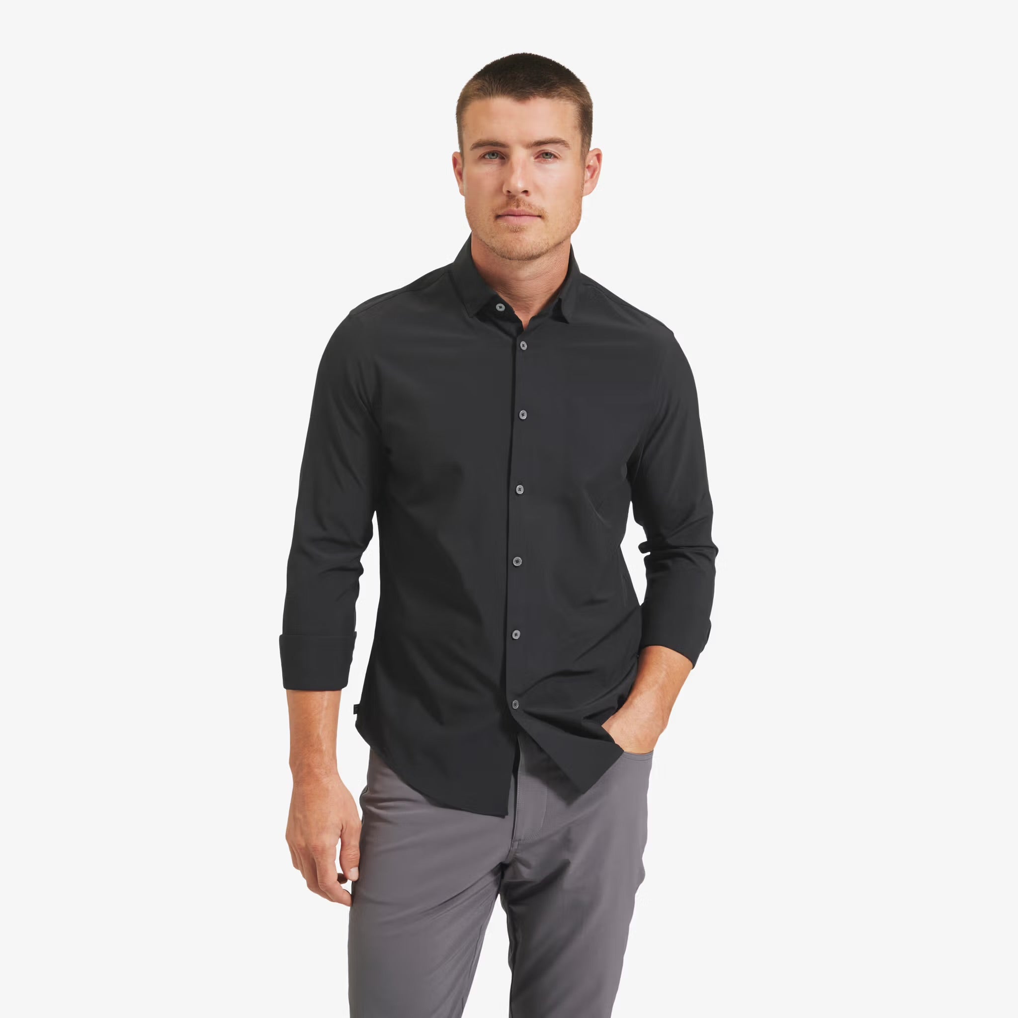 Mizzen + Main Leeward No Tuck LS Dress Shirt 1WS-0905 1903 0910 TBU14 – Giovanni's Fine Fashions Mizzen + Main Leeward No Tuck LS Dress Shirt 1WS-0905 1903 0910 TBU14 – Giovanni's Fine Fashions