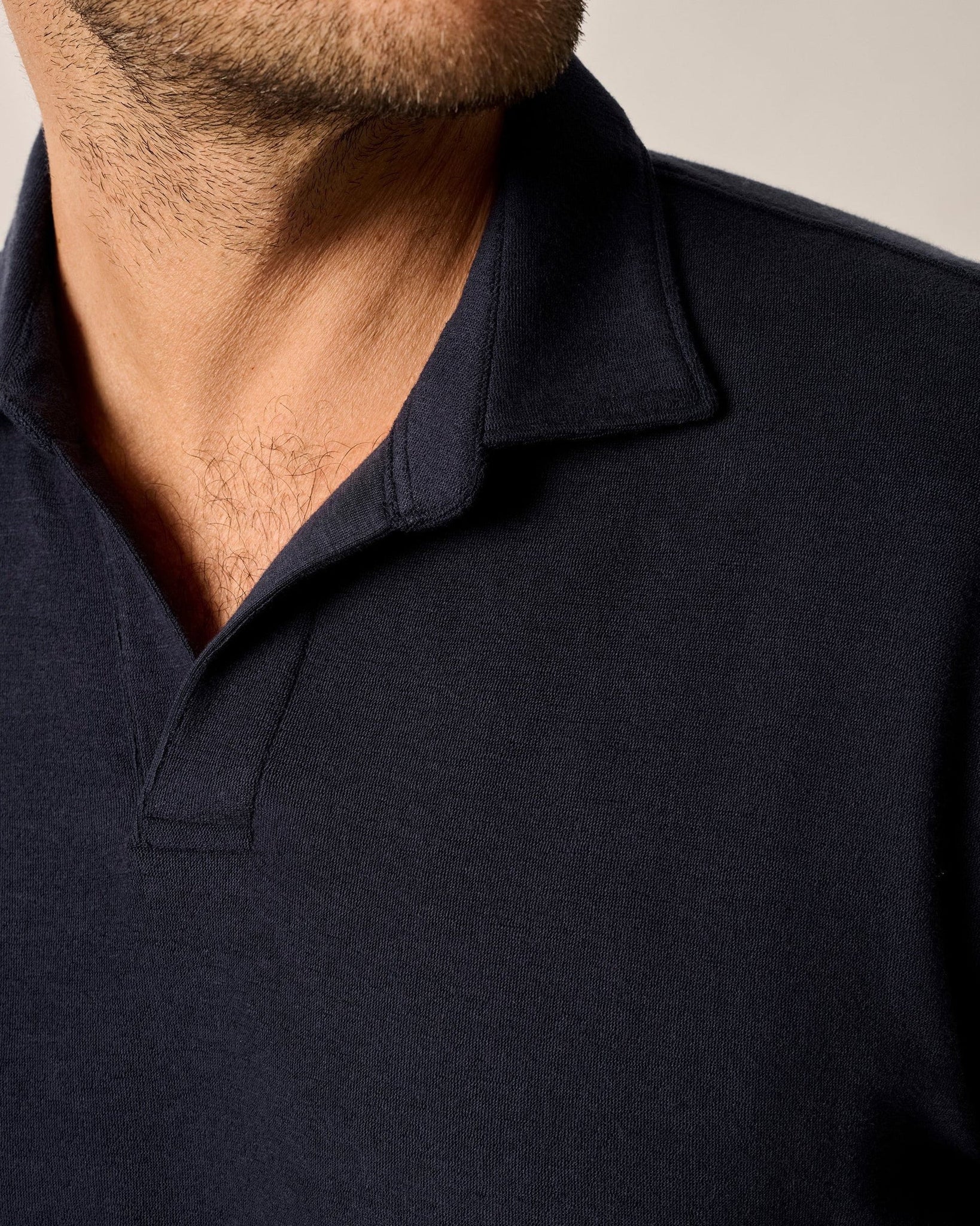 Johnnie-O French Terry Johnny Collar Polo Frankie JMPO101520