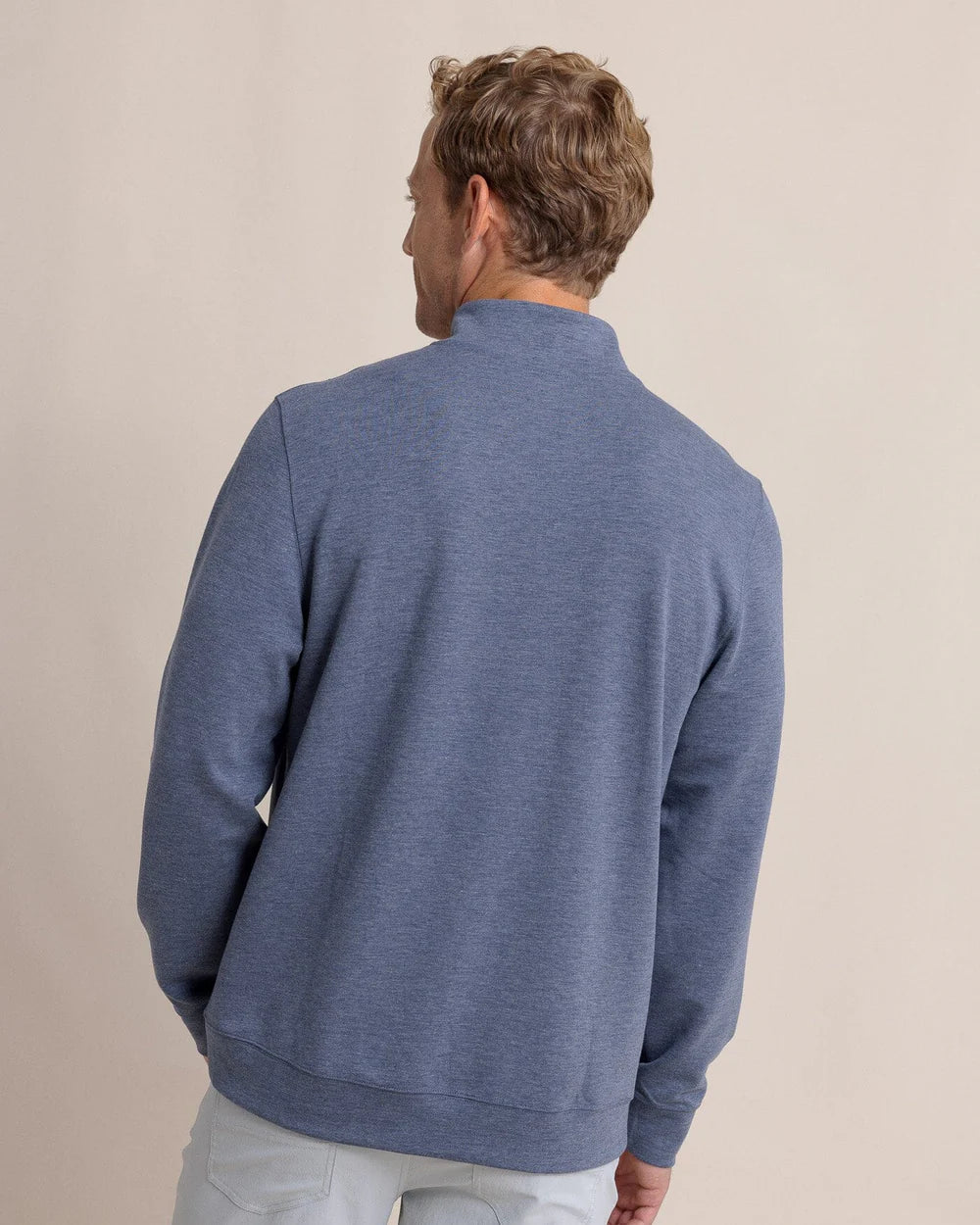 Southern Tide Whyche Interlock Heather Quarter Zip 11148
