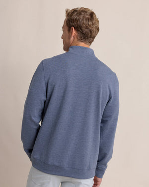 Southern Tide Whyche Interlock Heather Quarter Zip 11148