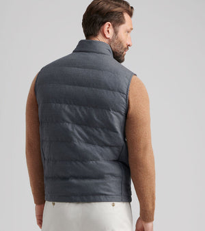 Peter Millar Davos Flannel Vest MF25Z40 – Giovanni's Fine Fashions