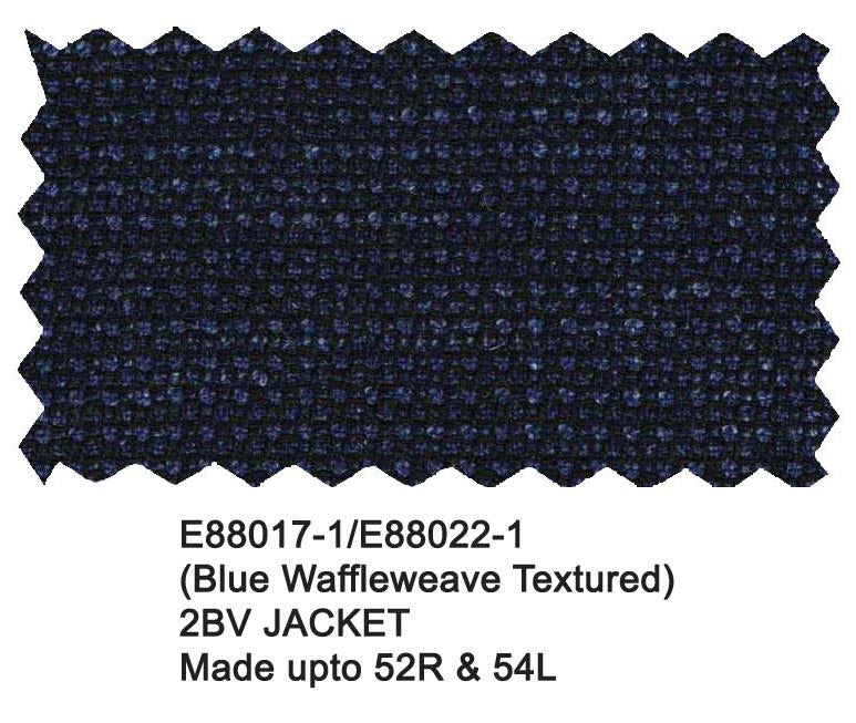 Enzo Blended Wool Sport Coat - Navy Hopsack Jacket E88017-1 / E88022-1