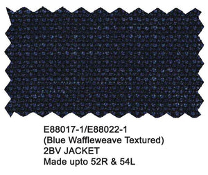 Enzo Blended Wool Sport Coat - Navy Hopsack Jacket E88017-1 / E88022-1