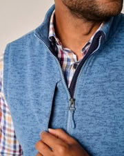 Johnnie-O Denalis Double-Zip Fleece Vest JMVT100120
