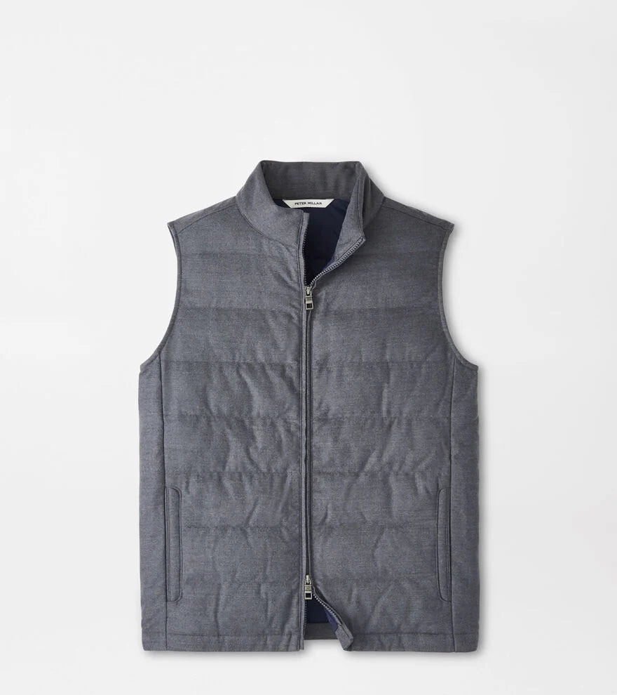 Peter Millar Davos Flannel Vest MF25Z40 – Giovanni's Fine Fashions