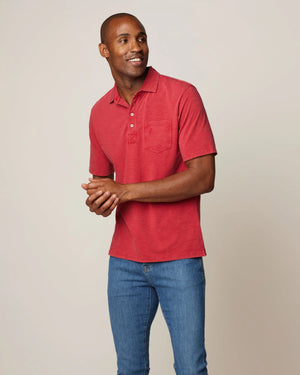 Jonnie-O Original 4 Button Polo Coastal Wash JMPO8180