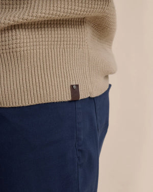 Southern Tide Bass Creek Heathered Quarter Button Sweater 11934