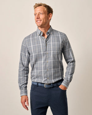 Johnnie-O Tucked Performance Button Up Shirt - Matthew JMWL100520