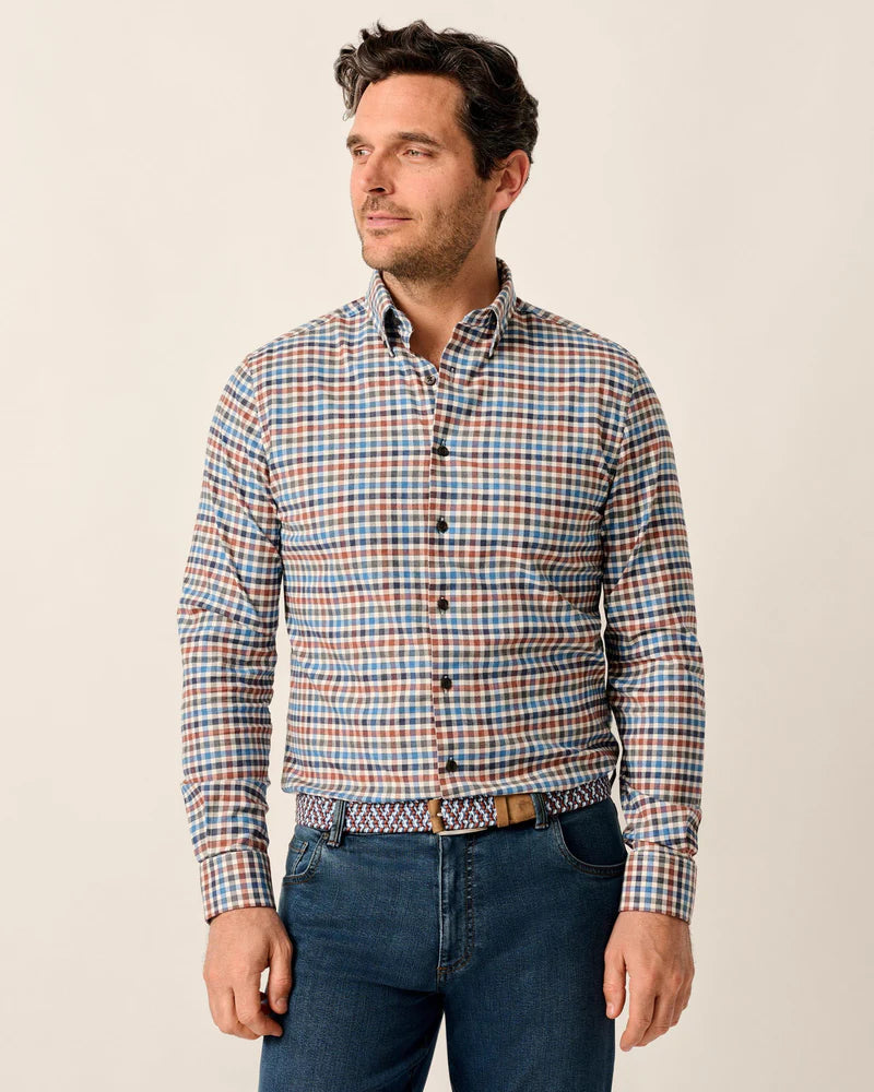 Johnnie-O Performance Flannel Buttondown - Krause JMWL101310