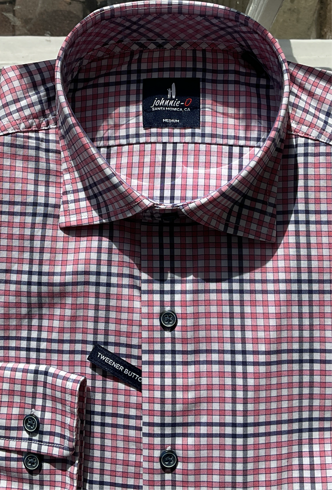johnnie o dress shirts Surfsucker Knit Short Sleeve Button Down Shirt