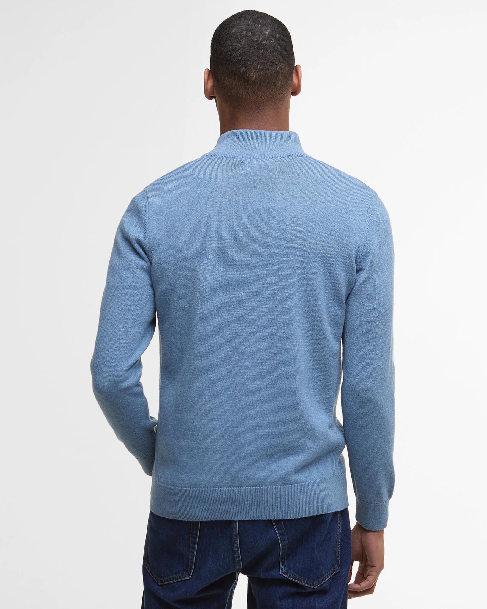 Barbour Cotton Half Zip Jumper MKN1074