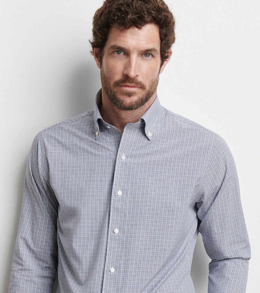 Peter Millar Porter Performance Poplin Sport Shirt MF25XW02LTDP