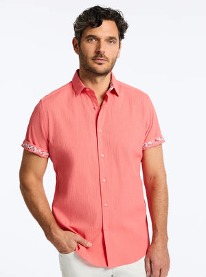Robert Graham Thresher Short Sleeve Woven Shirt S25206C 100 308 862