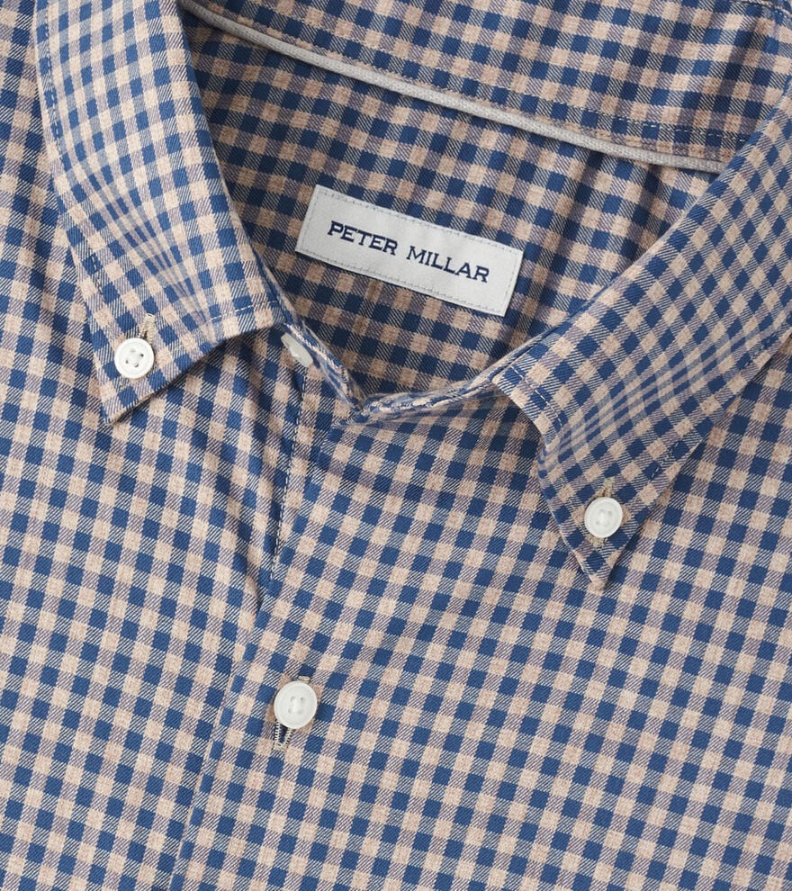 Peter Millar Conway Crown Lite Cotton Stretch Sport Shirt MF25W03LTB