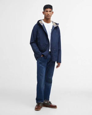Barbour Hood Domus Waterproof Jacket MWB1003NY52