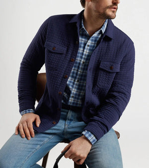 Peter Millar Quad Quilted Knit Jacket MF24K25