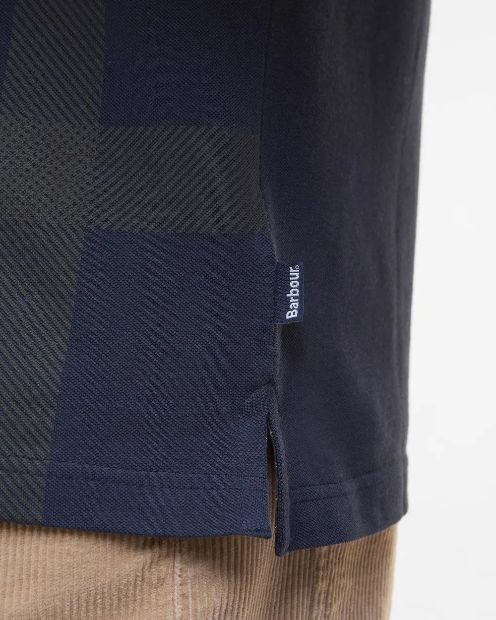 Barbour Blaine Tartan S/S Polo MML1117NY31 MML1117WH11