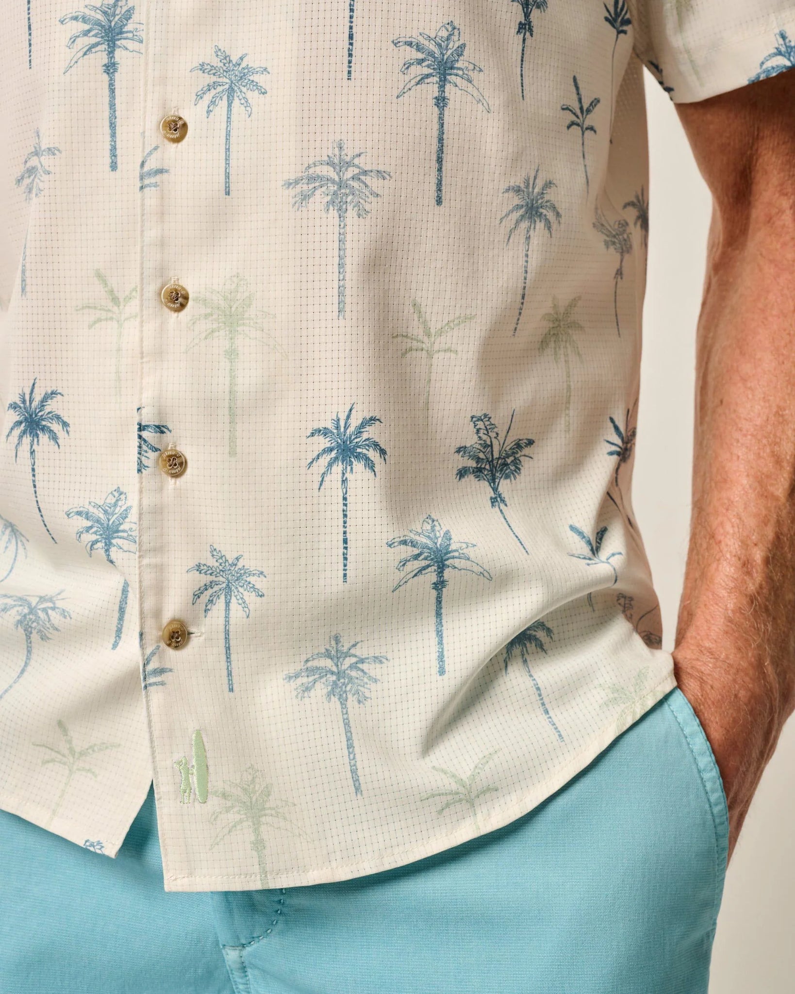 Johnnie-O Short Sleeve Performance Button Down Shirt Willie JMWS100160
