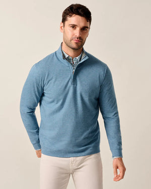 Johnnie O Rubin Herringbone Cashmere Blend 1/4 Zip Pullover JMKO100500